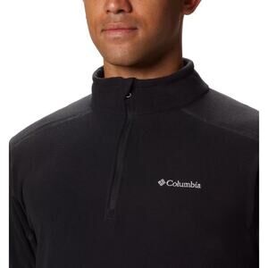 Columbia Men's Klamath Range II Half Zip Fleece Pullover Black Medium NWT